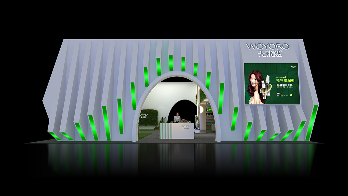 无忧然美博会展台设计搭建02