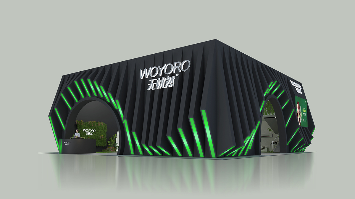 无忧然美博会展台设计搭建06