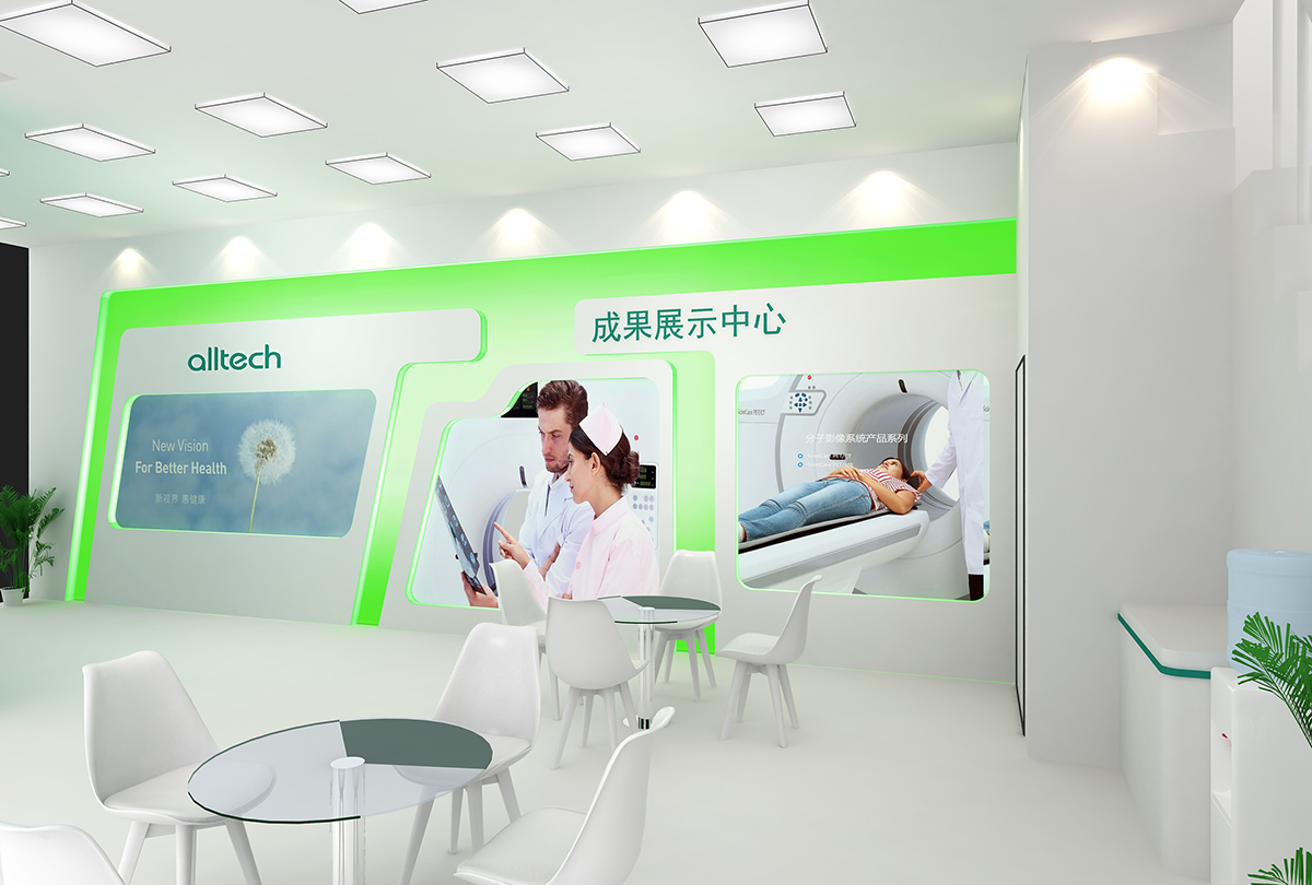 明峰与奥泰医药类展台设计搭建|医疗器械展05