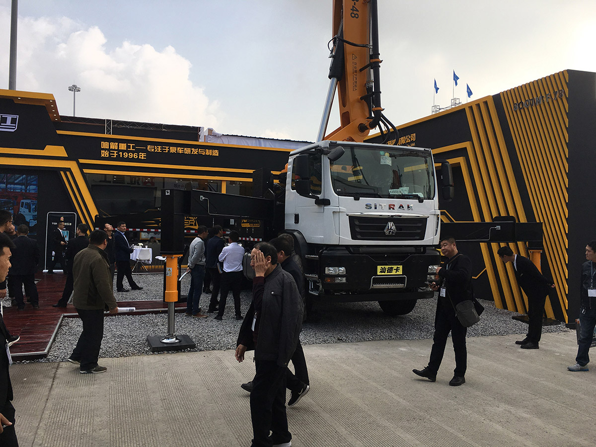 响箭重工|bauma宝马展展台设计搭建施工现场12