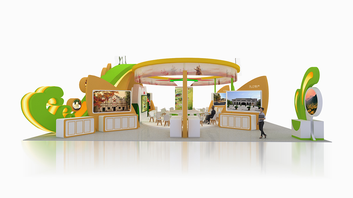 九江红色旅游展区展台设计搭建|中国红色旅游博览会03