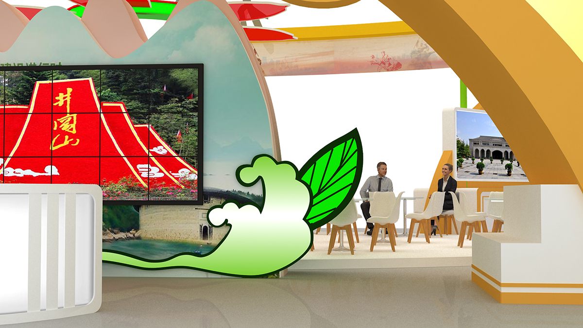 九江红色旅游展区展台设计搭建|中国红色旅游博览会12