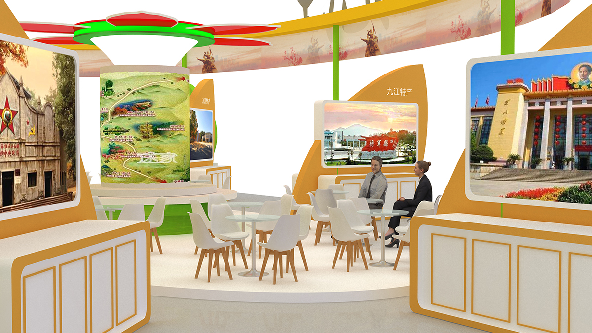 九江红色旅游展区展台设计搭建|中国红色旅游博览会13