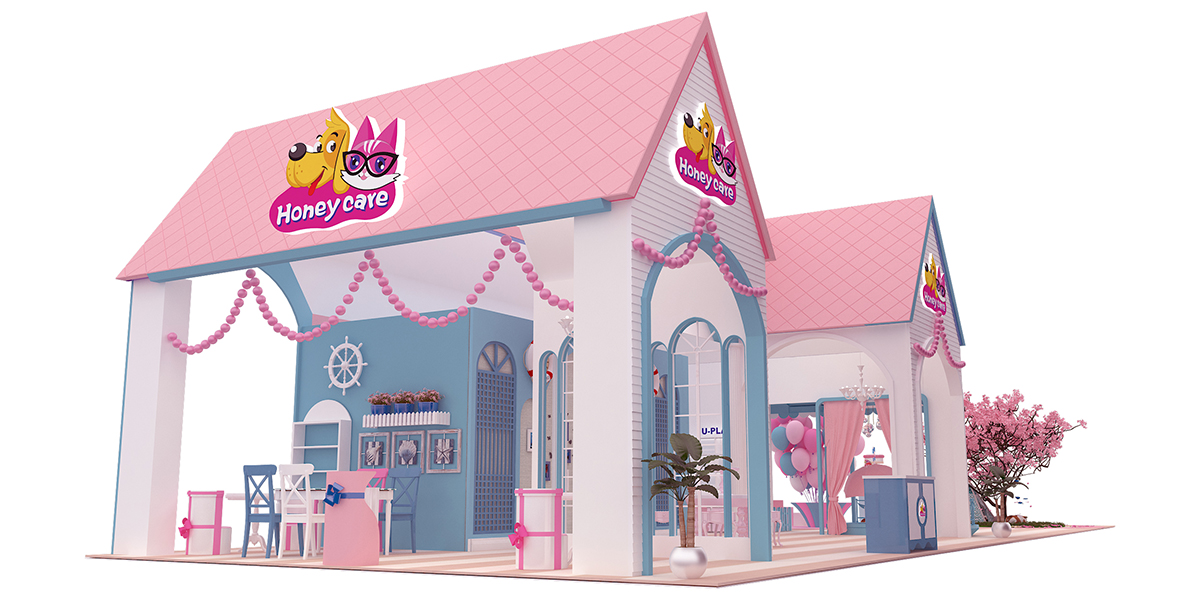 悠派展台设计搭建|上海世博展览馆亚洲宠物展览会05