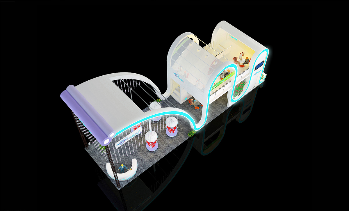 昊基化工展台设计搭建|CHINACOAT中国国际涂料展04