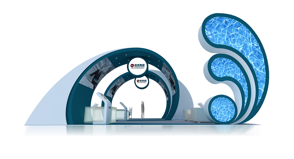 连成集团展台设计搭建|上海国际泵管阀展FLOWEX CHINA07