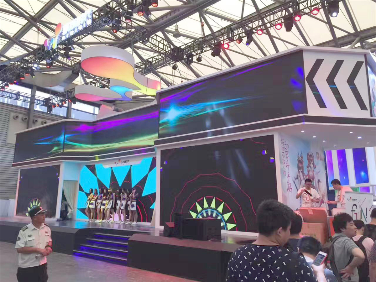 玩友时代上海chinajoy游戏展展台设计搭建01