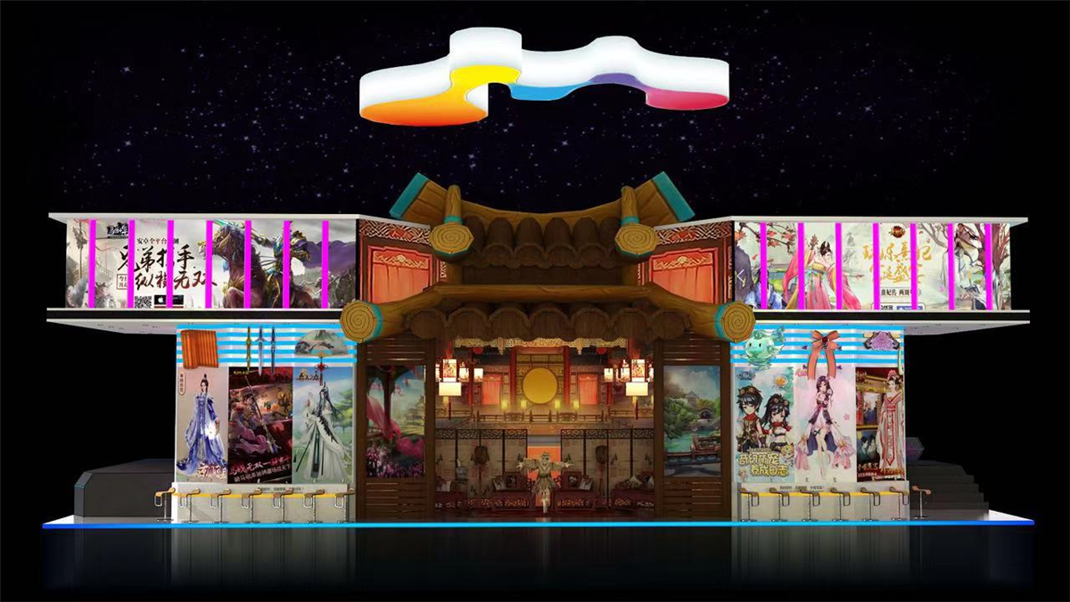 玩友时代上海chinajoy游戏展展台设计搭建05