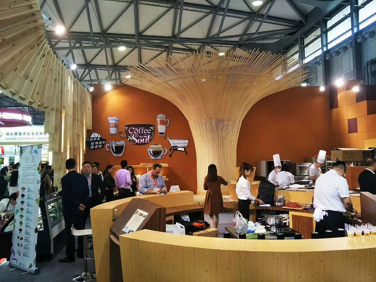 可颂食品上海食品展展台设计搭建001