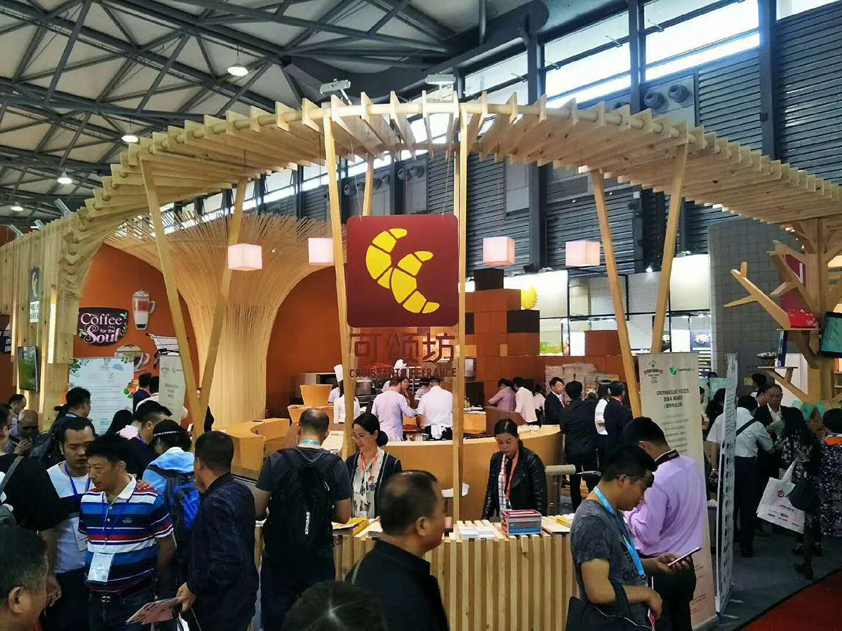 可颂食品上海食品展展台设计搭建01